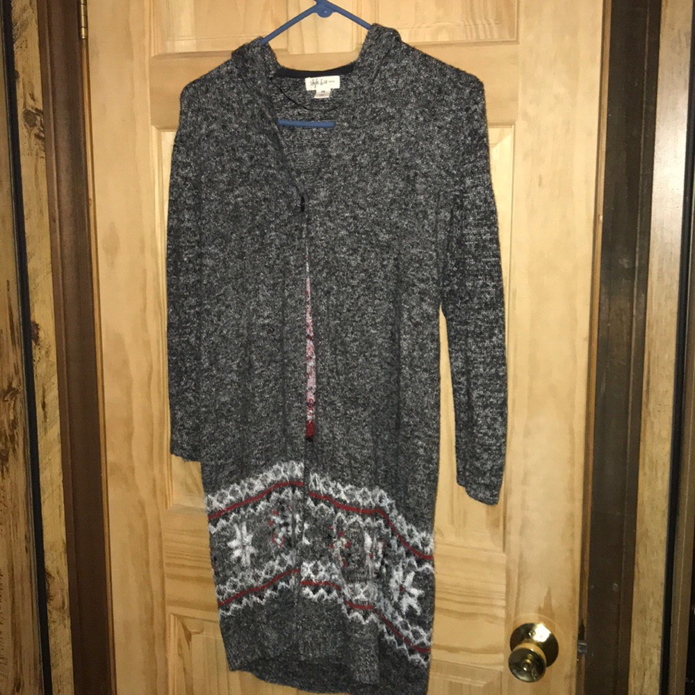 Style & Co. Printed Duster Cardigan - Worn Once!